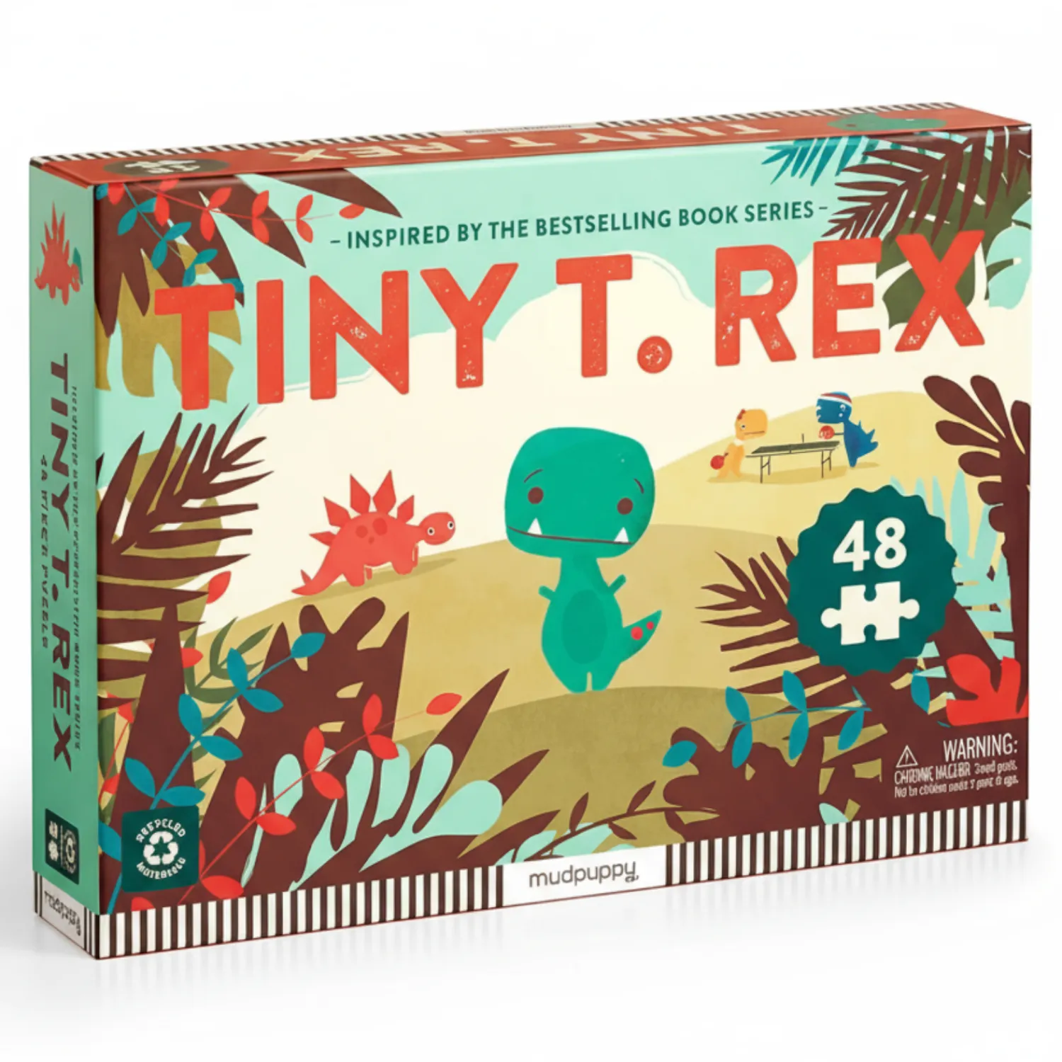 Puzzle | Mudpuppy Puzzle Tiny T.rex 48 elementów 3+
