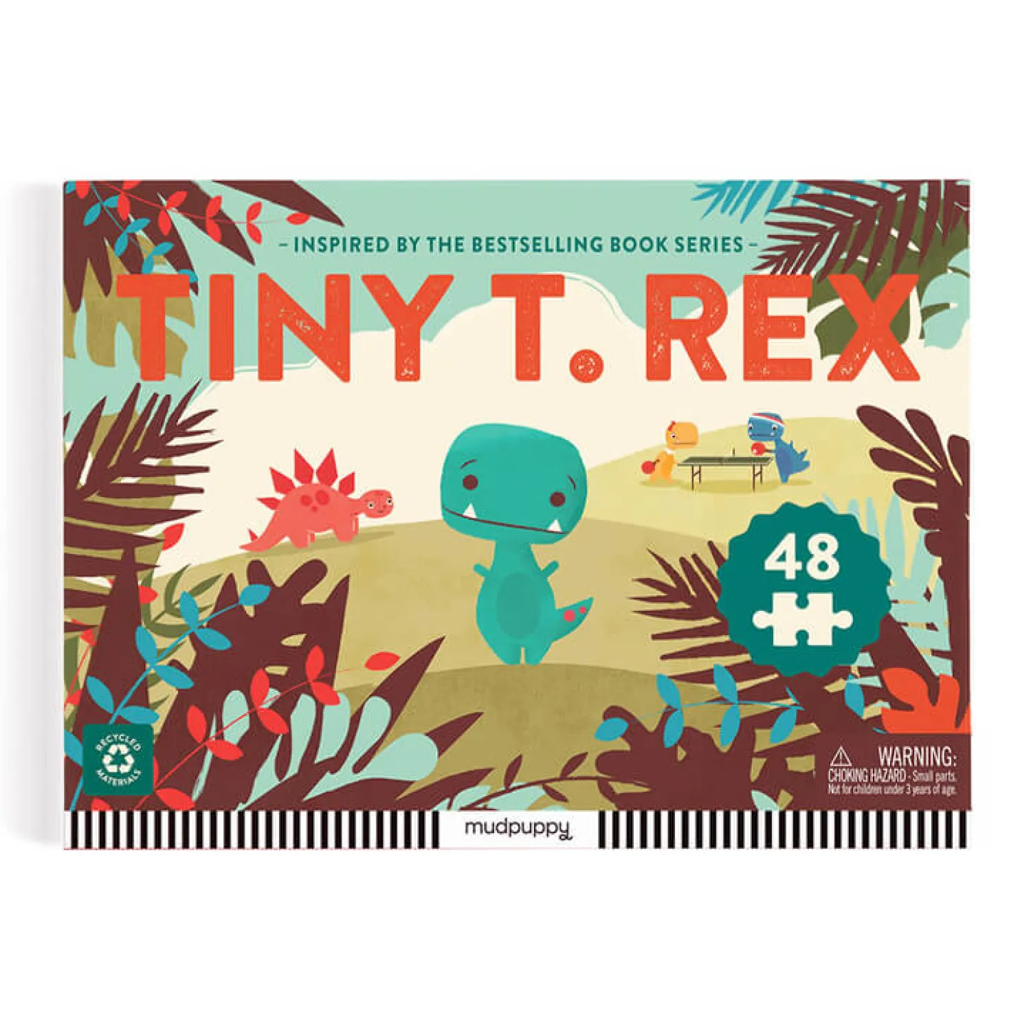 Puzzle | Mudpuppy Puzzle Tiny T.rex 48 elementów 3+