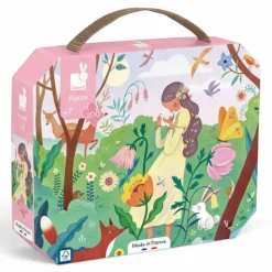 8 Lat+|6 Lat+ | Janod Puzzle w walizce Matka natura 200 elementów