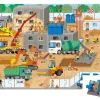 Puzzle w walizce Plac budowy 36 elementów 4+