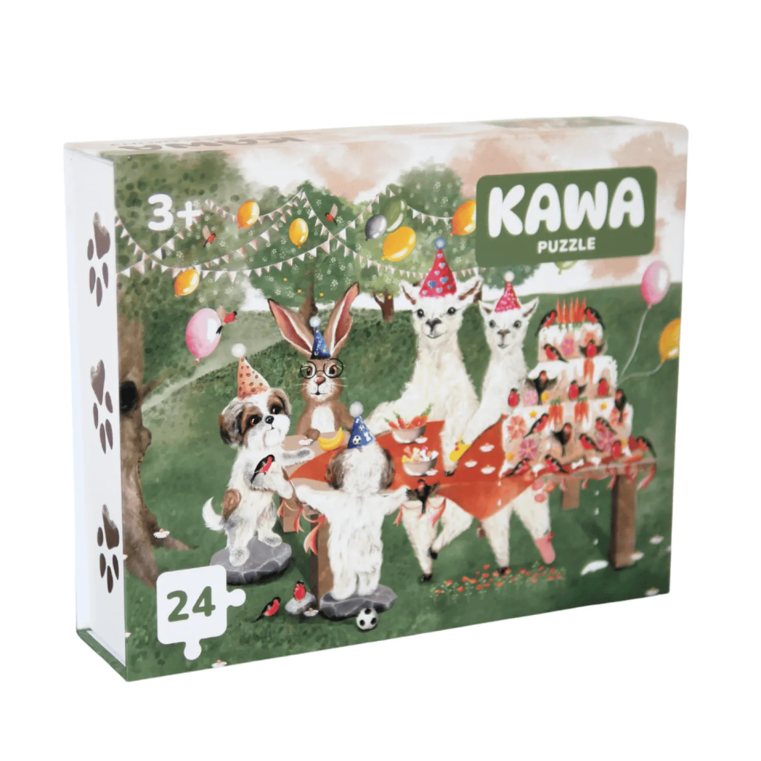 2 Lata +|Puzzle | Neverending store Anna Załęcka Puzzle XL prezentowe 24 elementy "Urodziny"