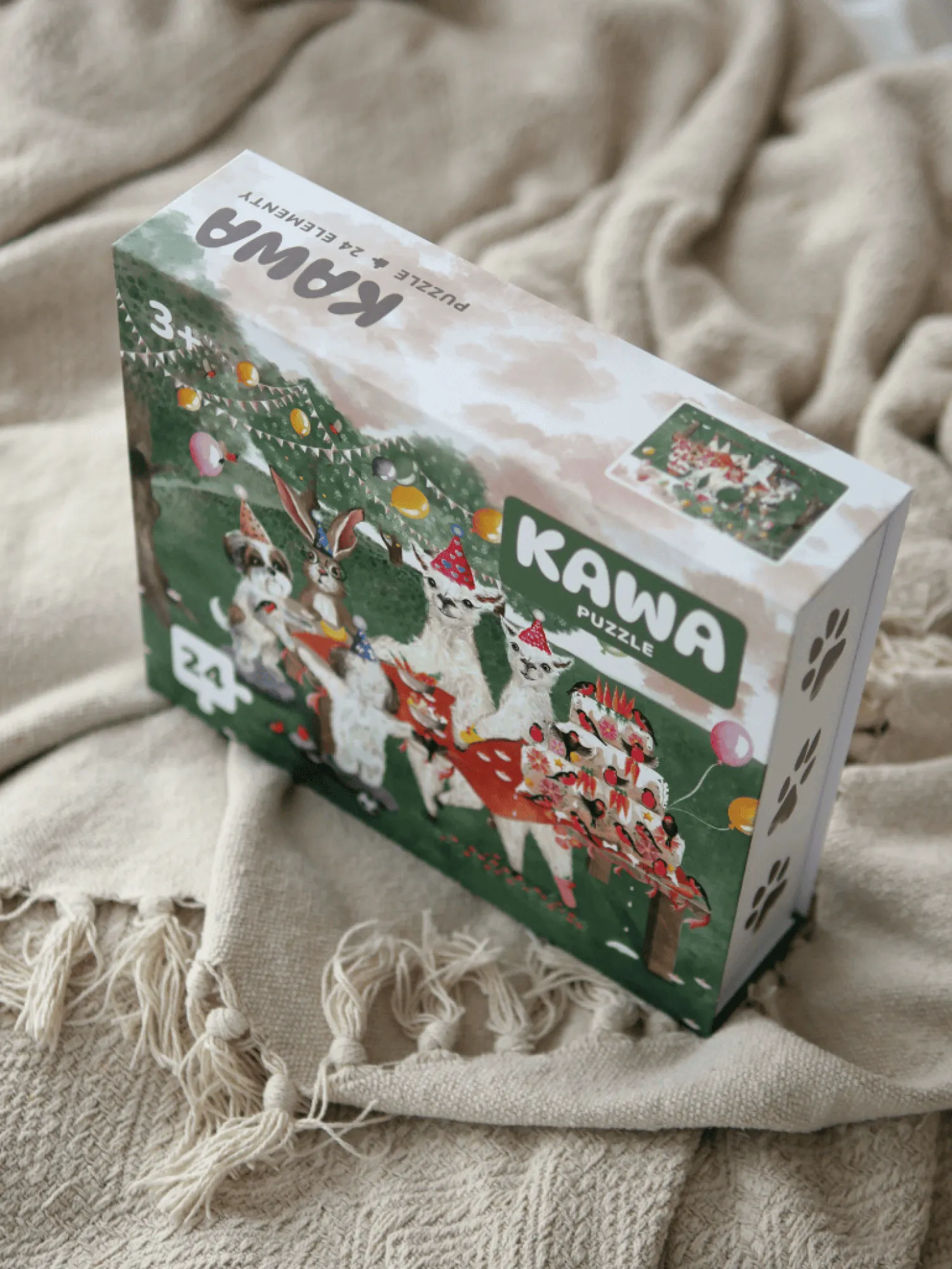 2 Lata +|Puzzle | Neverending store Anna Załęcka Puzzle XL prezentowe 24 elementy "Urodziny"