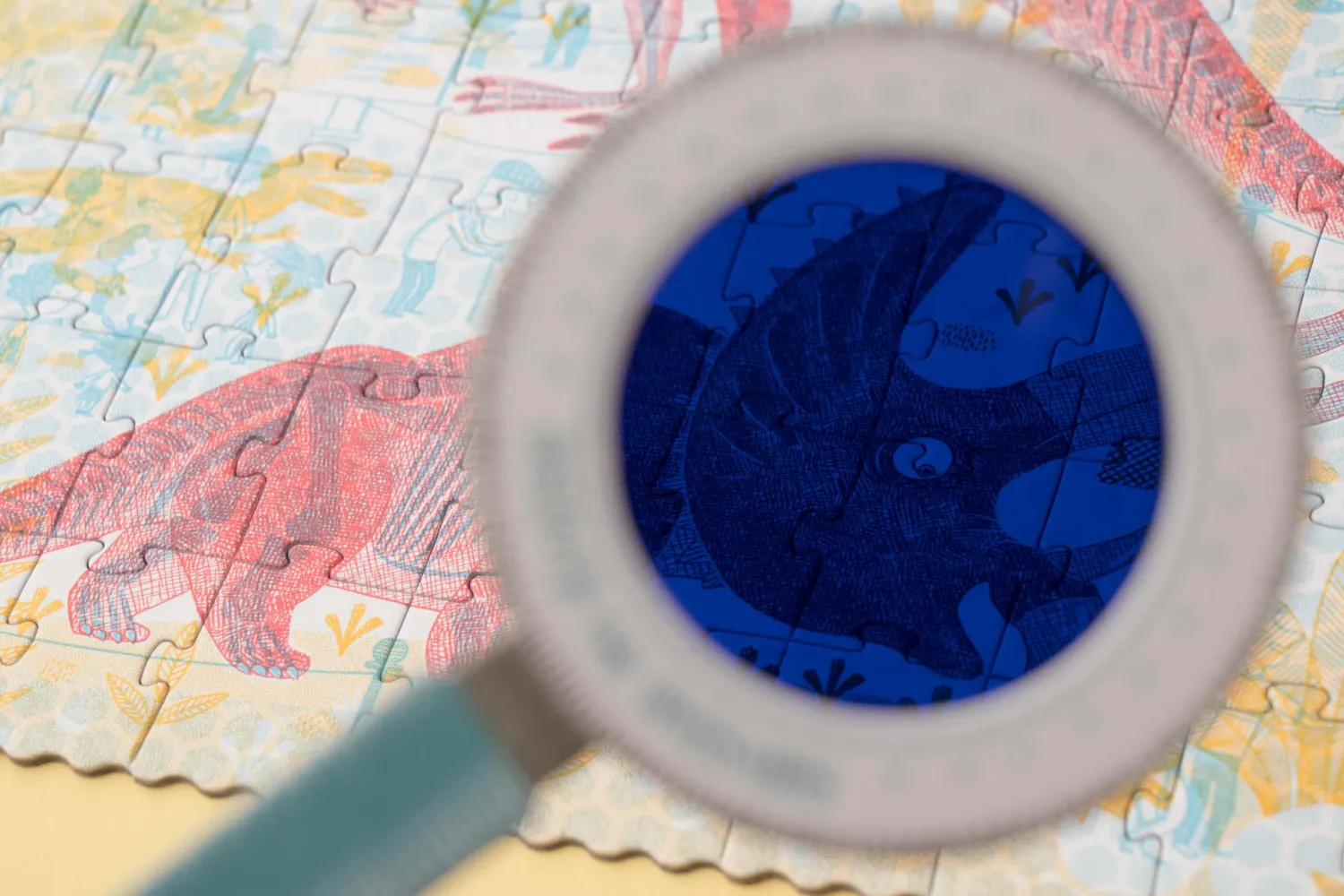 8 Lat+|6 Lat+ | Londji Puzzle z grą obserwacyjną Odkryj Dinozaury