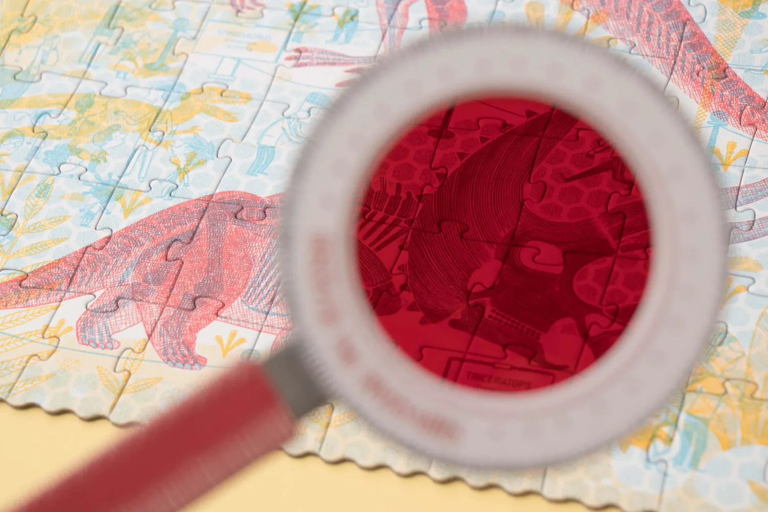 8 Lat+|6 Lat+ | Londji Puzzle z grą obserwacyjną Odkryj Dinozaury