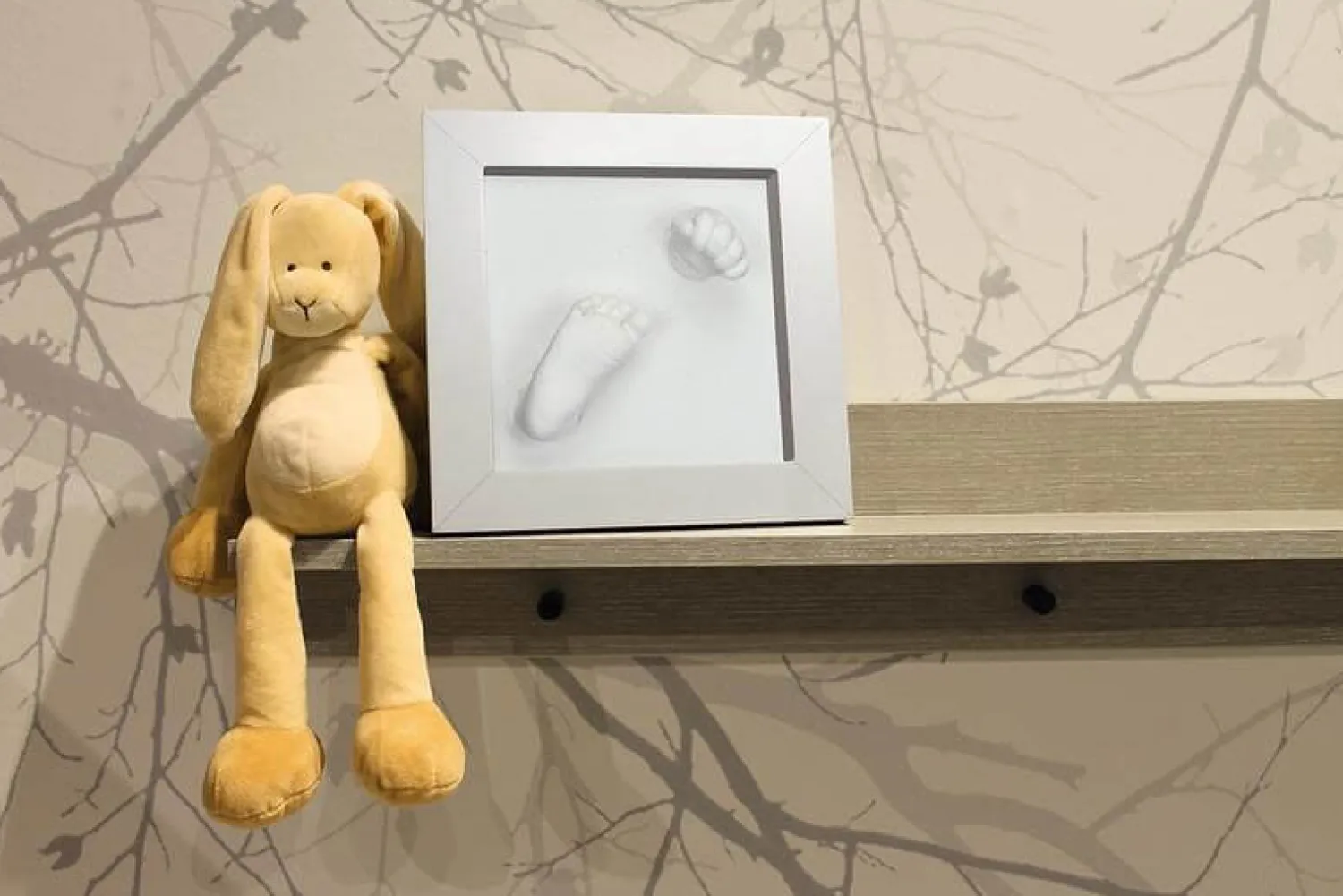Dekoracje Dziecięce | Happy Hands Ramka Deluxe z odciskiem 3D