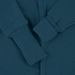Rampers niemowlęcy z prążkowanej dzianiny z regulacją - Royal Blue