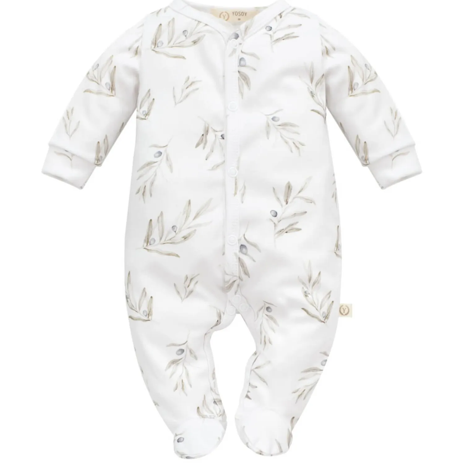 Rampersy|Ubranka Dziecięce | YOSOY Rampers organic cotton - OLIVES