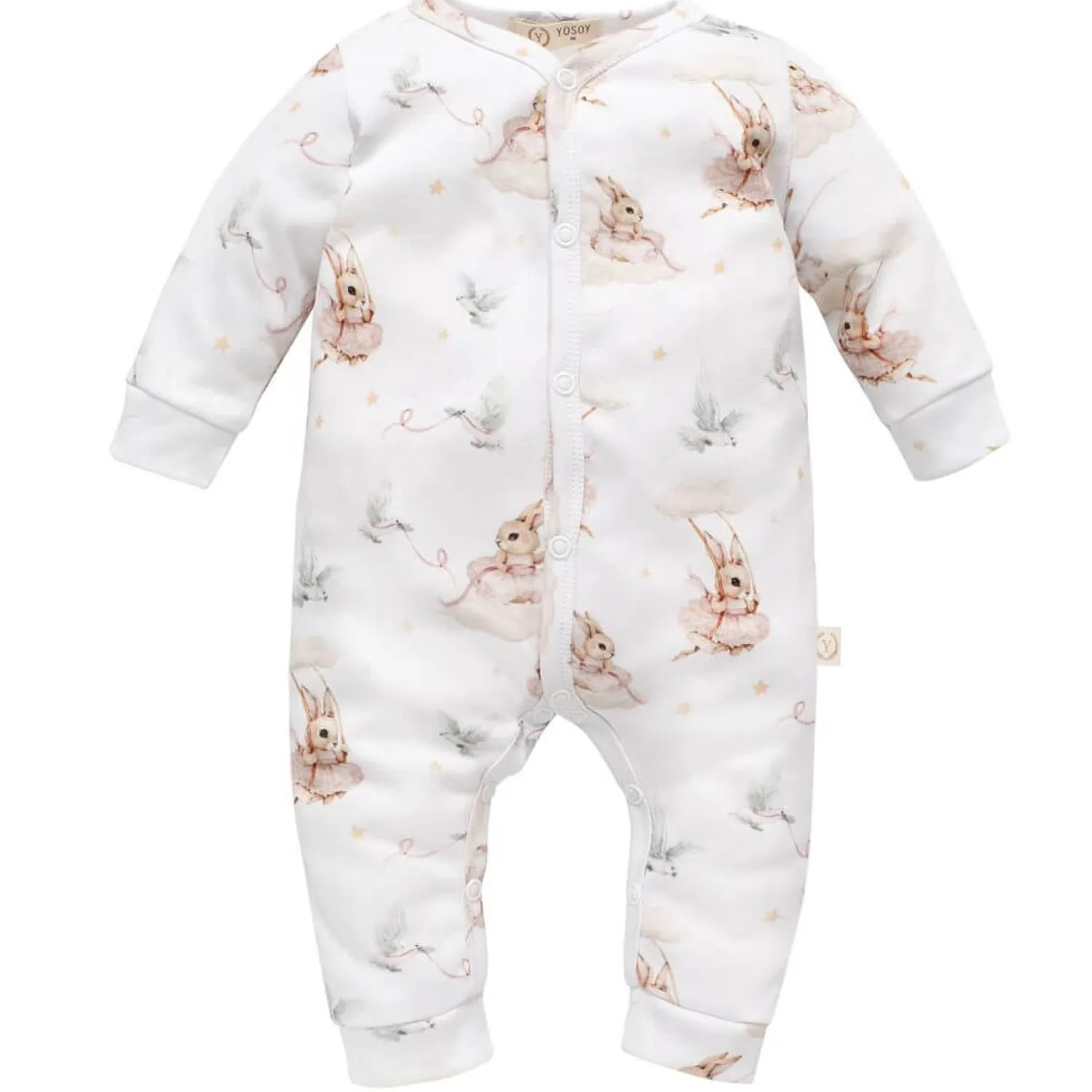 Rampersy|Ubranka Dziecięce | YOSOY Rampers organic cotton - TUTU RABBITS