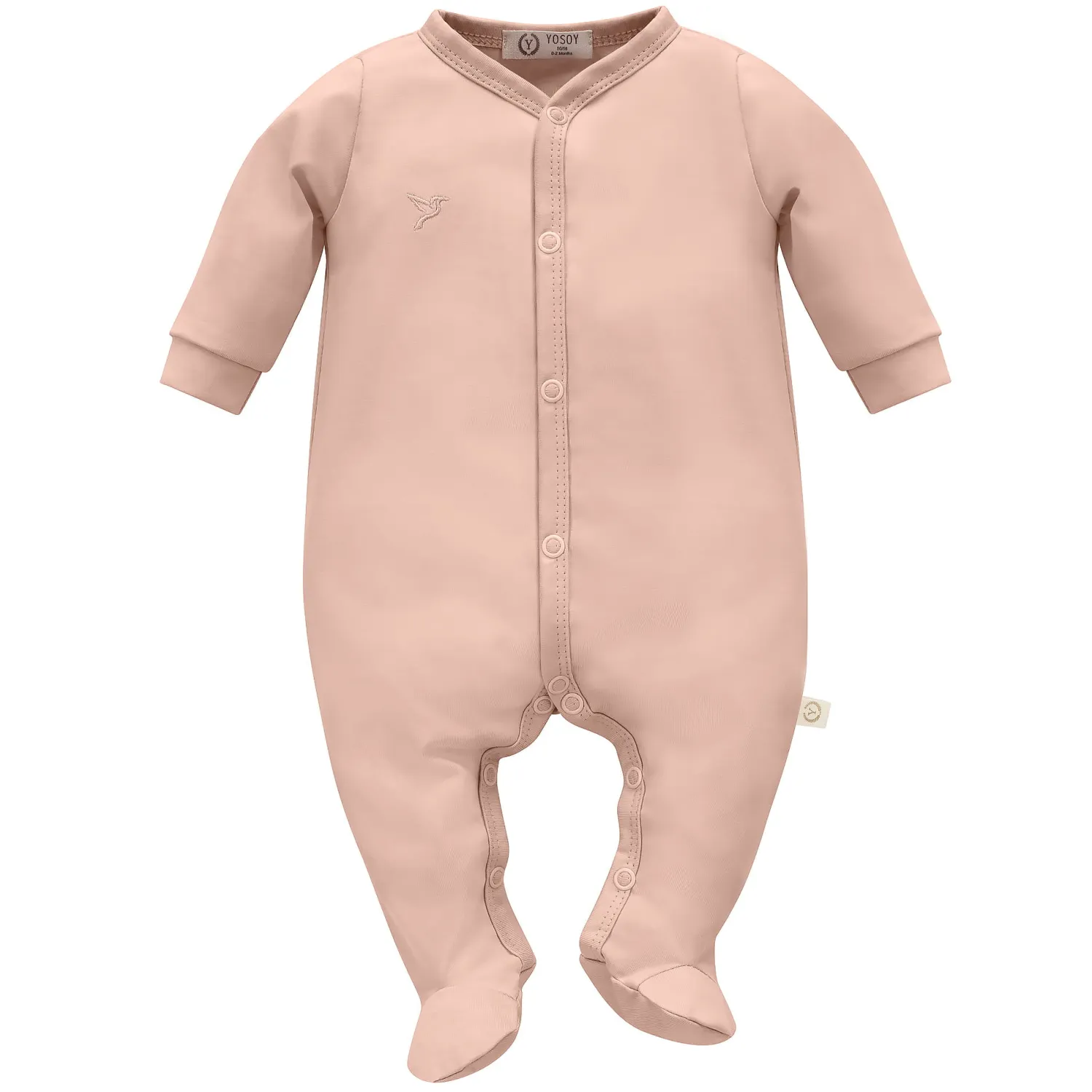 Rampersy|Ubranka Dziecięce | YOSOY Rampers organic - sunrise pink