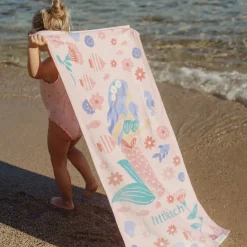Ręcznik plażowy Dreamy Mermaid Multicolour 60x120 cm