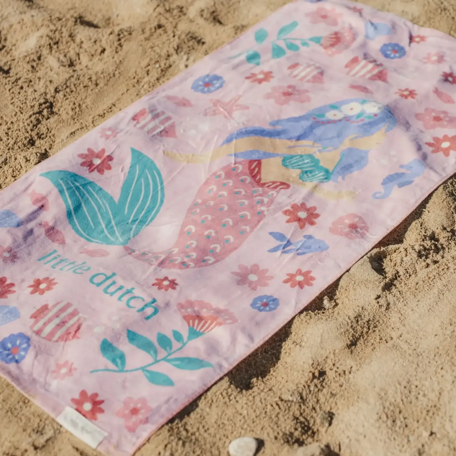 Ręcznik plażowy Dreamy Mermaid Multicolour 60x120 cm