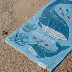 Ręcznik plażowy Ocean World Blue 60x120 cm