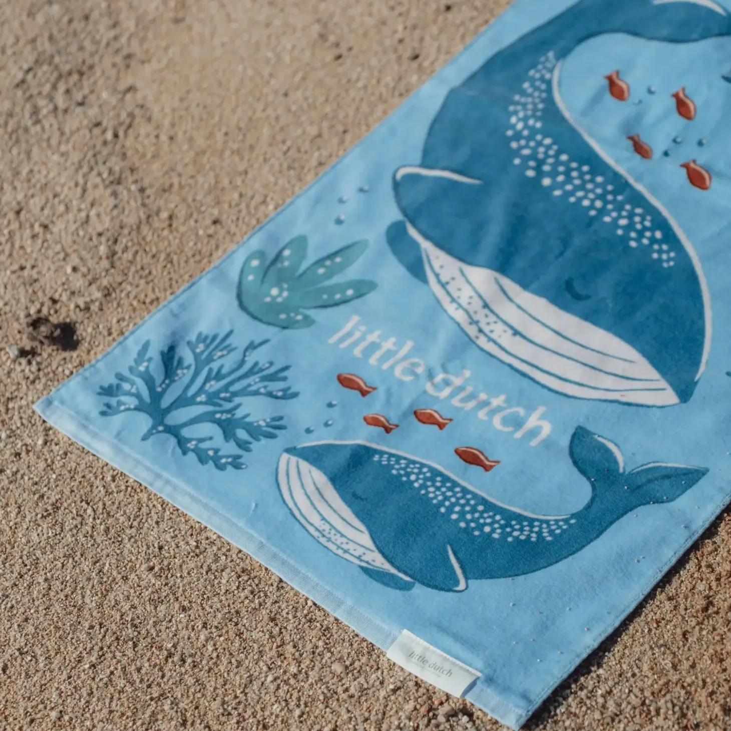 Ręcznik plażowy Ocean World Blue 60x120 cm