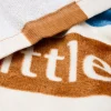 Ręczniki I Myjki|Ręczniki I Myjki | Little Dutch Ręcznik plażowy World Brown Stripe 60x120 cm