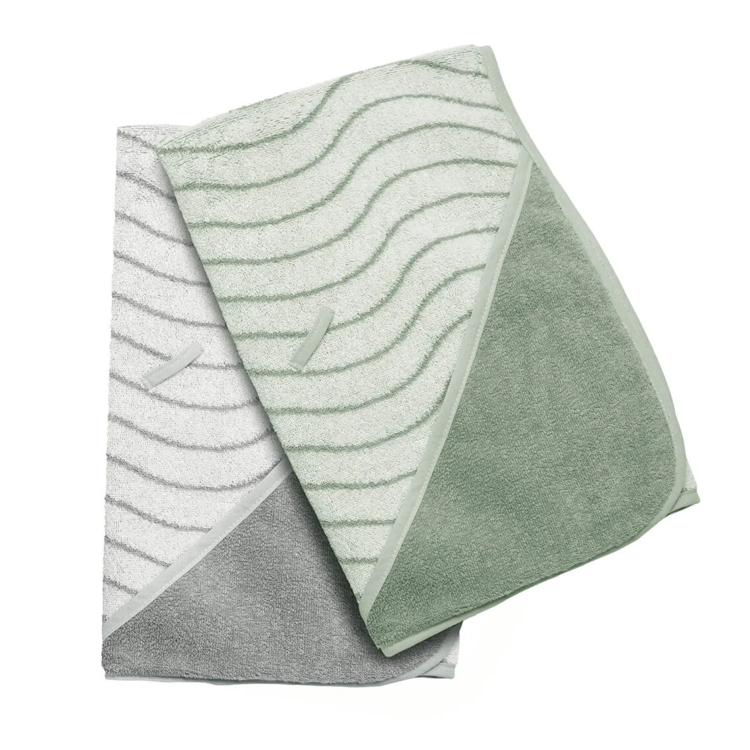 Ręczniki I Myjki|Ręczniki I Myjki | Leander Ręcznik z kapturkiem, Woodland, cool grey