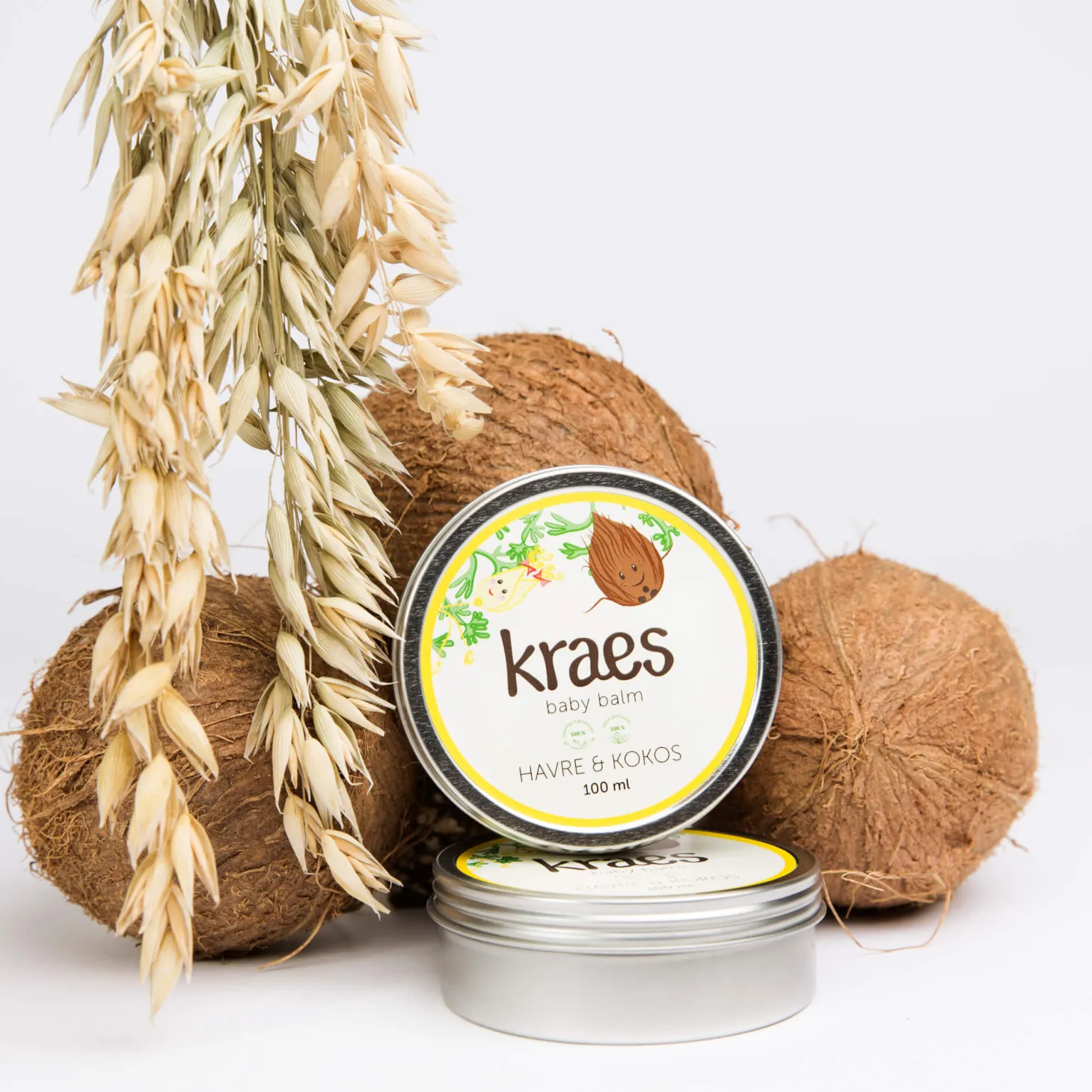 Regenerujący balsam do ciała Owies & Kokos, 100ml