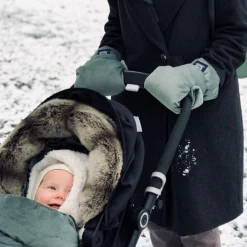 Mufki I Rękawice|Mufki I Rękawice | La Millou Rękawice do wózka Velvet DARK GREY