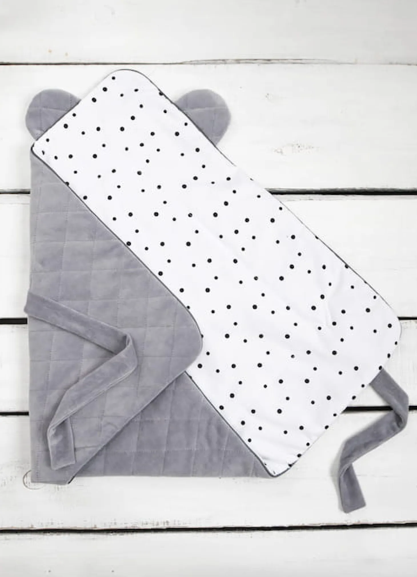 Rożek niemowlęcy Royal Baby Grey-Grey