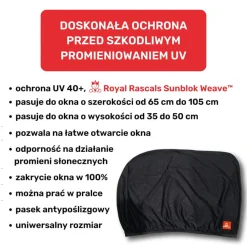 Roleta przeciwsłoneczna do samochodu, 2 szt.