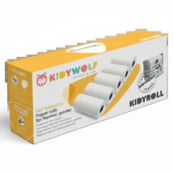 8 Lat+|6 Lat+ | Kidywolf Rolki papieru termicznego samoprzylepnego do aparatu KIDYROLL