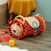 12M+|Aktywizujące | LUDI Roller sensoryczny z pokrowcem – lew