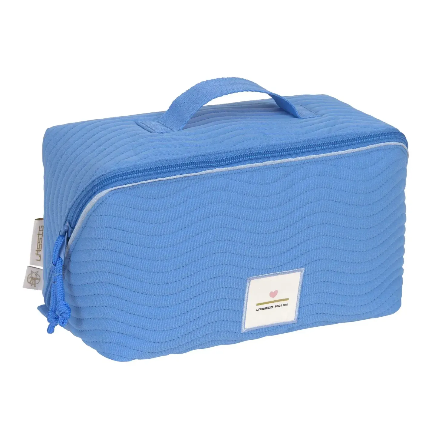 Rozkładana kosmetyczka podróżna organizer - Flex Blue