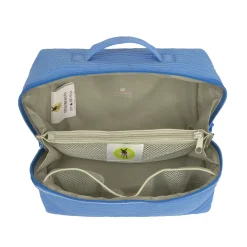Rozkładana kosmetyczka podróżna organizer - Flex Blue