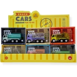 2 Lata +|12M+ | Juegaconmigo Samochodzik Snack Cars seria 5: samochody serwisowe, transportowe i budowlane, 1szt.