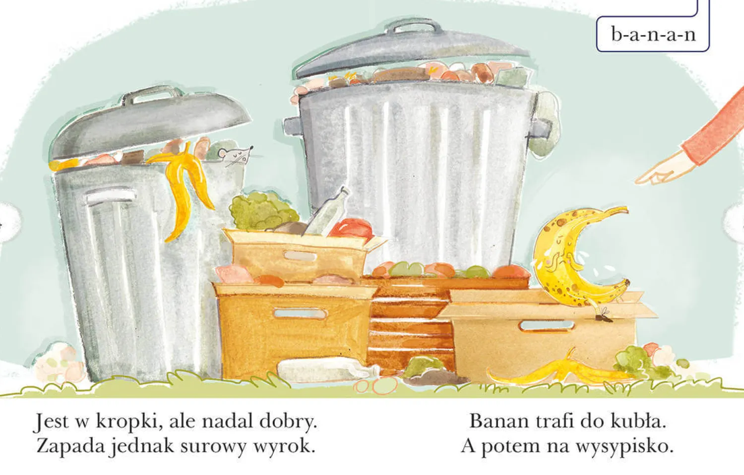 5-8 Lat|2-5 Lat | HarperCollins Samotny banan. Czytam sobie EKO. Poziom 1