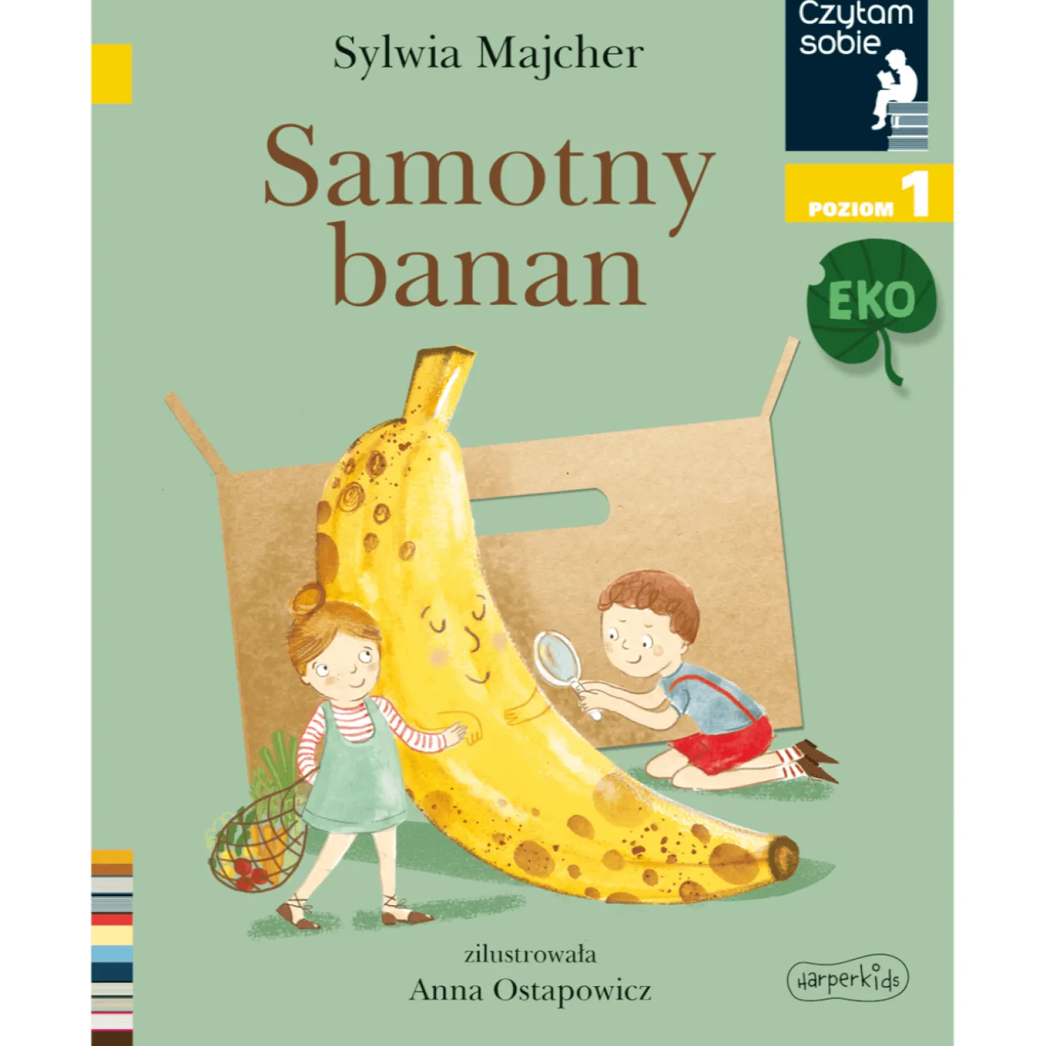 5-8 Lat|2-5 Lat | HarperCollins Samotny banan. Czytam sobie EKO. Poziom 1