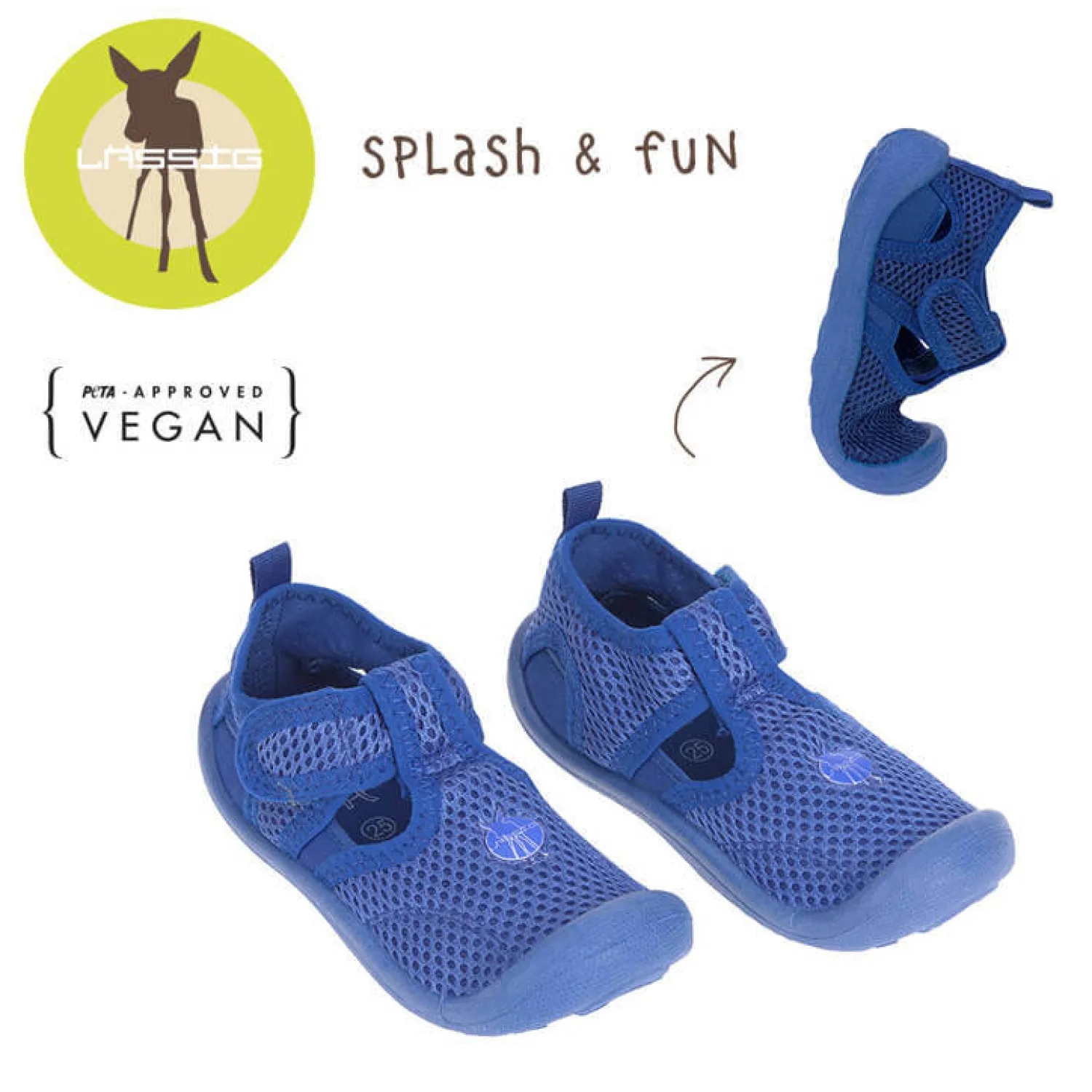 Stroje Kąpielowe|Stroje Kąpielowe | Lassig Sandałki do wody i na plażę Splash & Fun blue