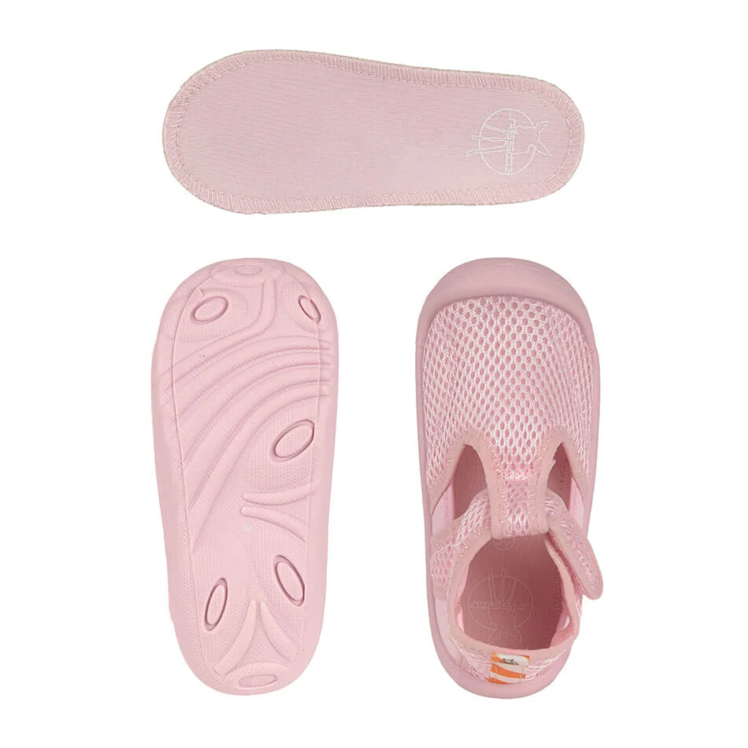 Stroje Kąpielowe|Stroje Kąpielowe | Lassig Sandałki do wody i na plażę Splash & Fun - Pale Pink