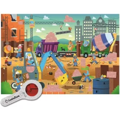 2 Lata +|Puzzle | Ludattica SECRET PUZZLE - puzzle z tajemnicą - PLAC BUDOWY