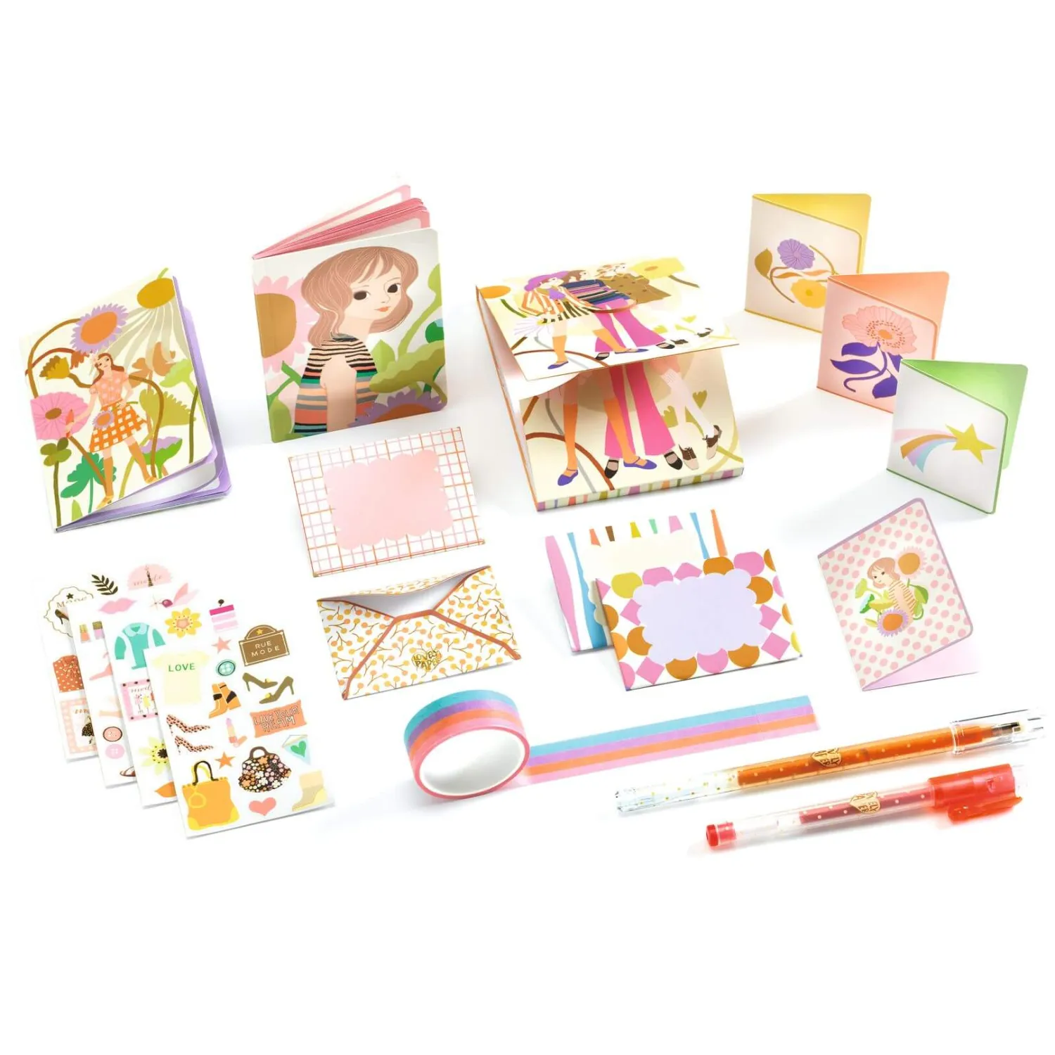 6 Lat+|7 Lat+ | Djeco Segregator z zestawem papierniczym TINOU