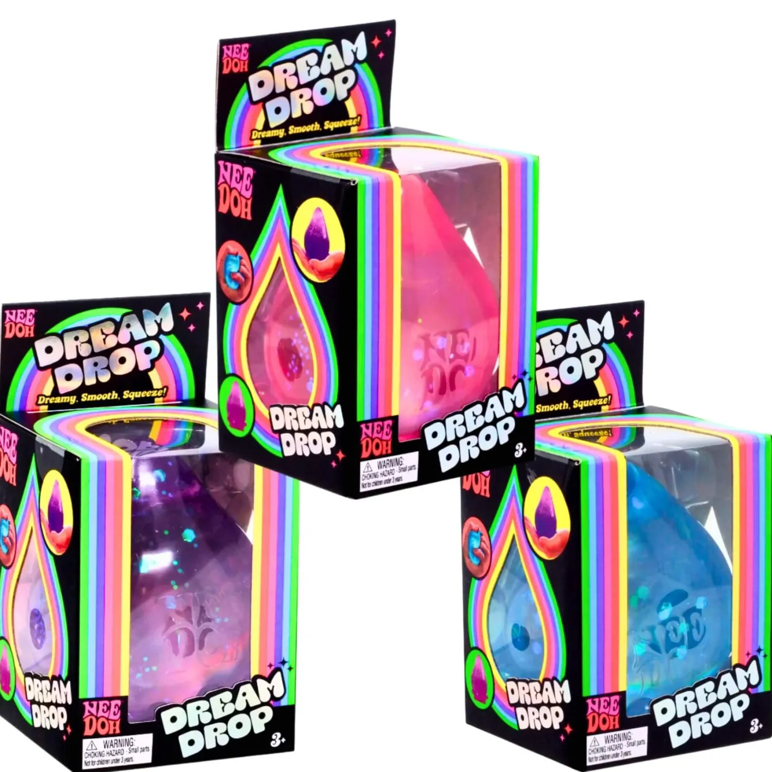 Idealne W Podróży|8 Lat+ | Schylling Sensoryczny gniotek Dream Drop Needoh