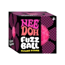 Idealne W Podróży|8 Lat+ | Schylling Sensoryczny gniotek Fuzz Ball Flower Power Needoh