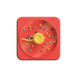 Idealne W Podróży|12M+ | Fat Brain Toys Sensoryczny Kwadrat. PlayTab. Zmiatacz Kulek