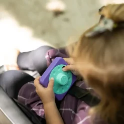 Idealne W Podróży|12M+ | Fat Brain Toys Sensoryczny Kwadrat. PlayTab. Tarcza Numerowa