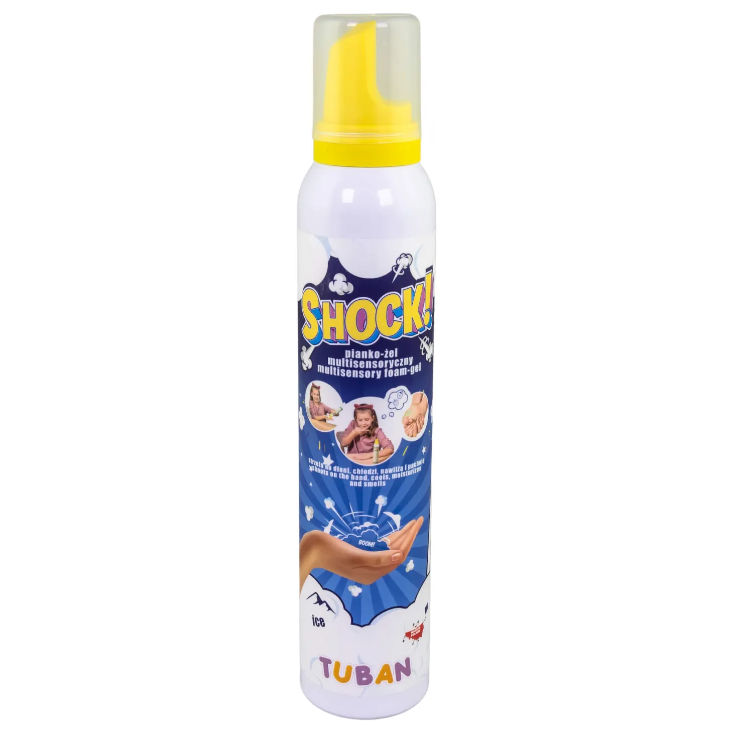 Shock! - multisensoryczny pianko-żel, ice, 200 ml