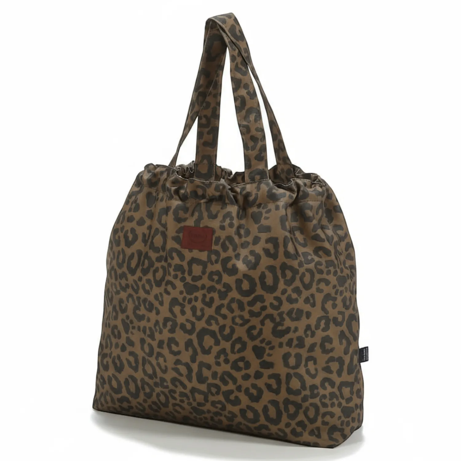 Torby I Plecaki Do Wózka|Torby I Plecaki Do Wózka | La Millou Shopper Bag z kieszonką - LEOPARD CHOCO by Magdalena Lamparska
