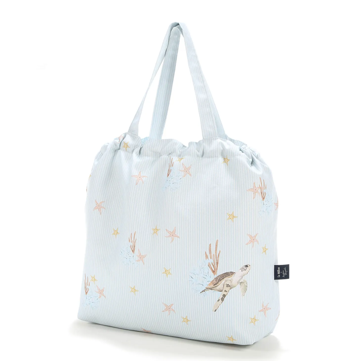Shopper Bag z kieszonką - SEAWORLD by Magdalena Lamparska