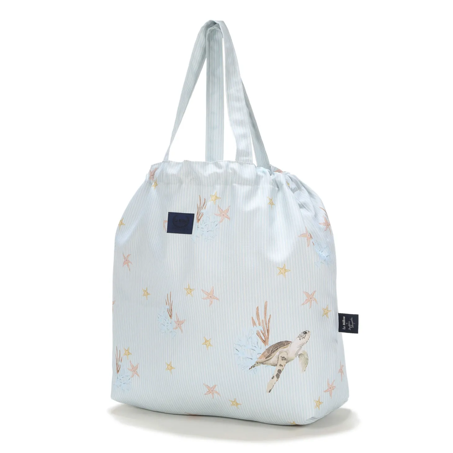 Shopper Bag z kieszonką - SEAWORLD by Magdalena Lamparska
