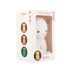 Lampki Nocne|Lampki Nocne | Kaloo Silikonowa lampka nocna dotykowa USB, Miś Intempoler
