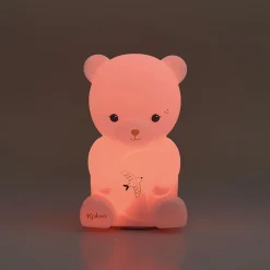 Lampki Nocne|Lampki Nocne | Kaloo Silikonowa lampka nocna dotykowa USB, Miś Intempoler