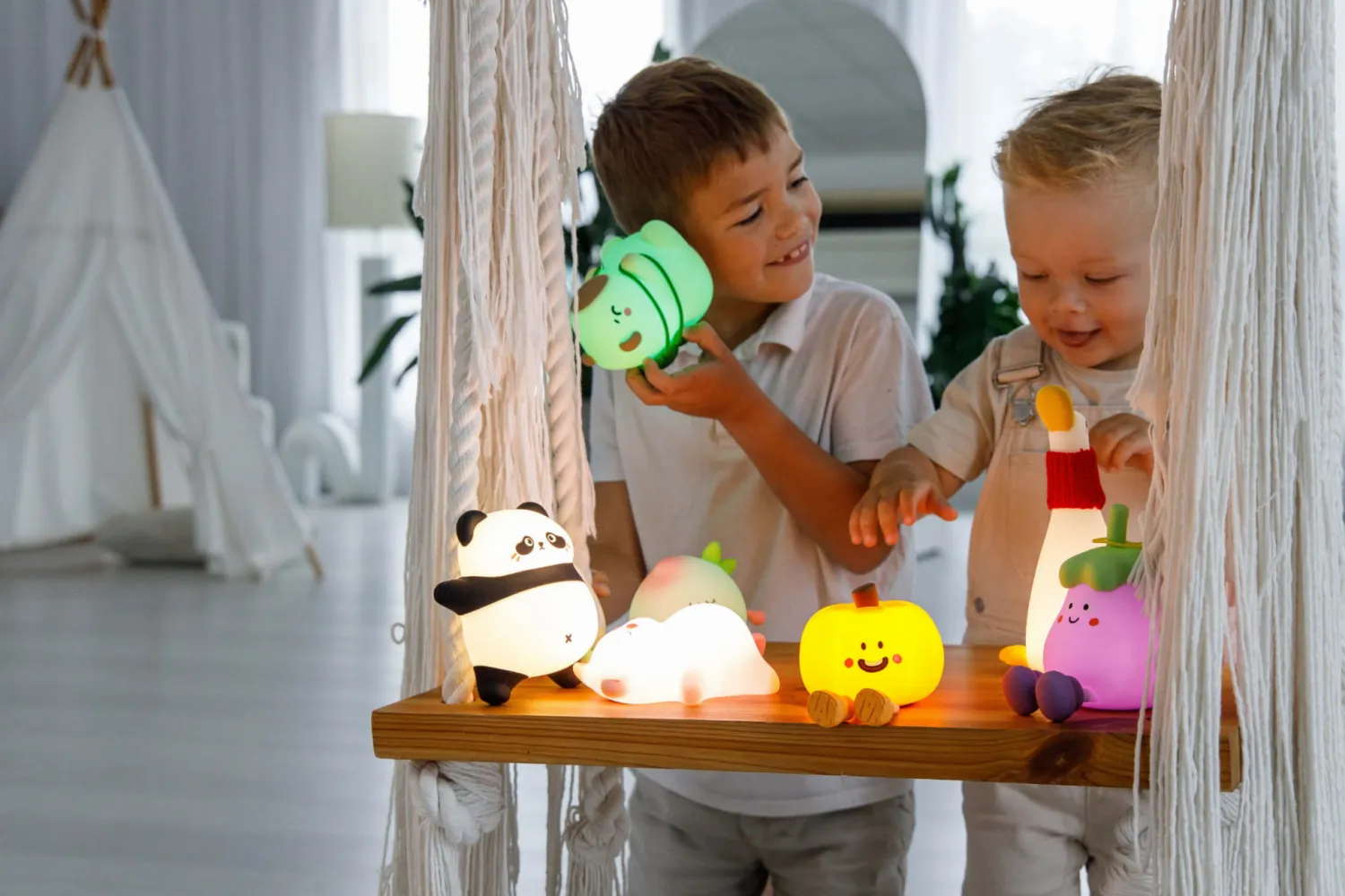 Lampki Nocne|Lampki Nocne | InnoGIO Silikonowa Lampka nocna GIO Pumpkin