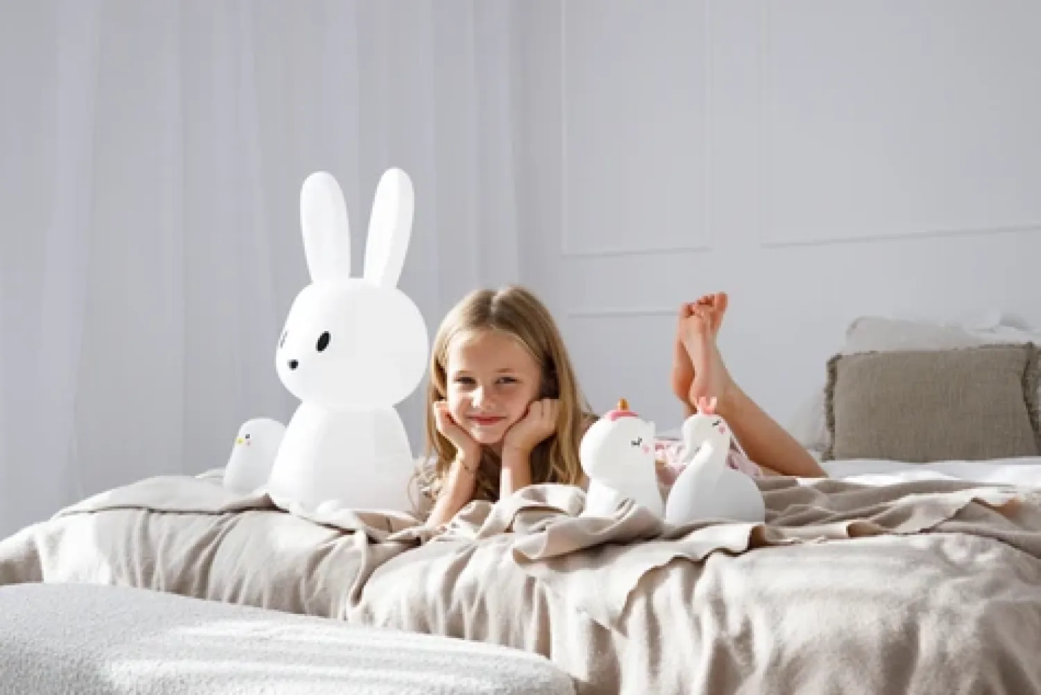 Lampki Nocne|Lampki Nocne | InnoGIO Silikonowa Lampka nocna GIOrabbit Mega Maxi 51 cm