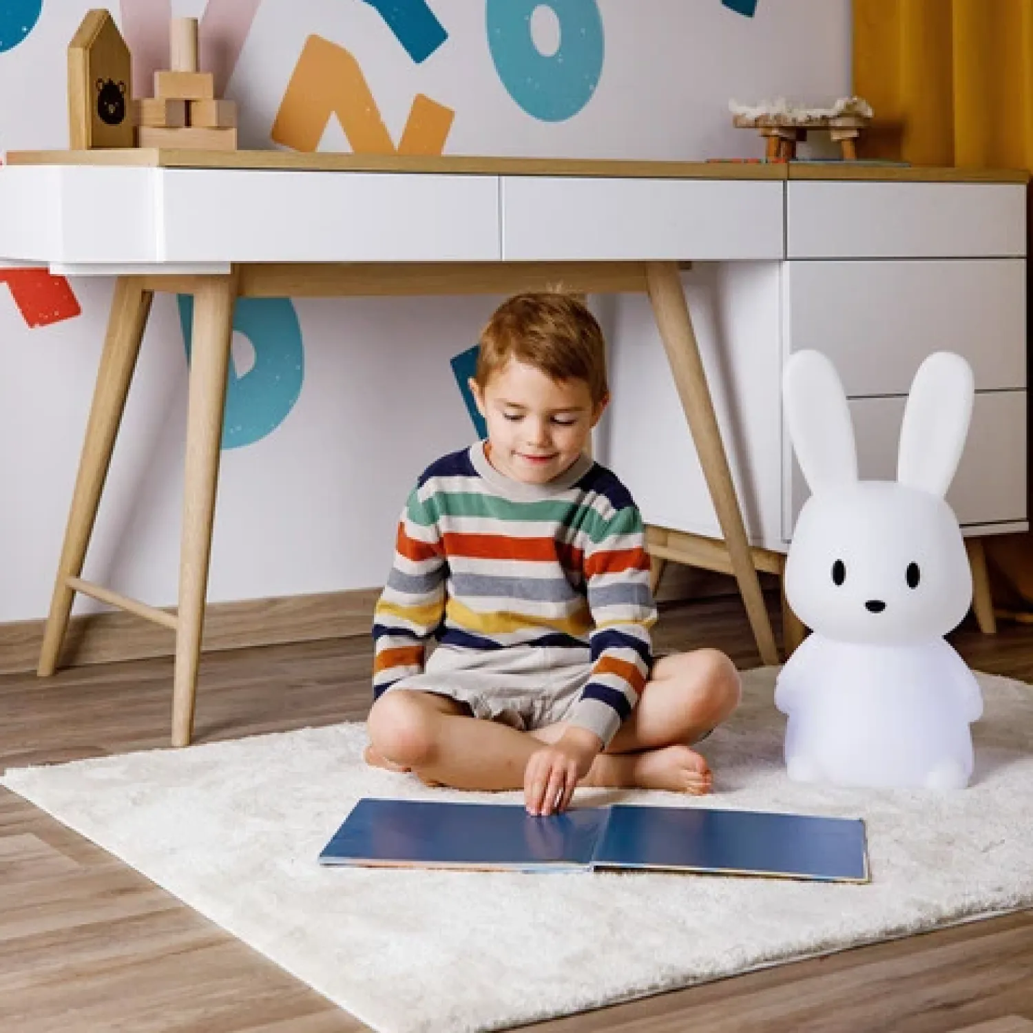 Lampki Nocne|Lampki Nocne | InnoGIO Silikonowa Lampka nocna GIOrabbit Mega Maxi 51 cm