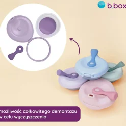 Naczynia Dla Dzieci | b.box Silikonowa miseczka z pokrywką - szałwia