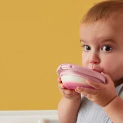 Naczynia Dla Dzieci | b.box Silikonowa miseczka z pokrywką - róż