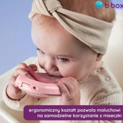 Naczynia Dla Dzieci | b.box Silikonowa miseczka z pokrywką - piwonia